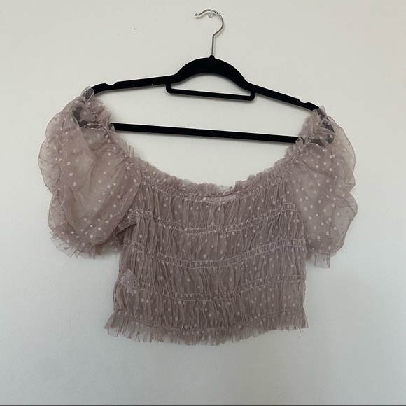 Pink Mesh Top - Picture 2 of 4